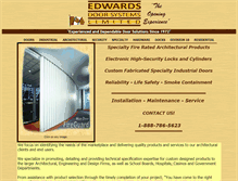 Tablet Screenshot of edwardsdoors.com